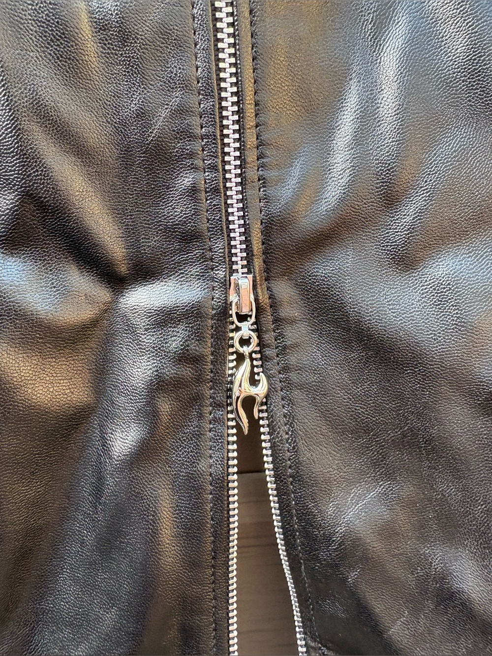 MIAOU Harlow Dress Faux Leather In Black New with Tags! - Picture 6 of 10